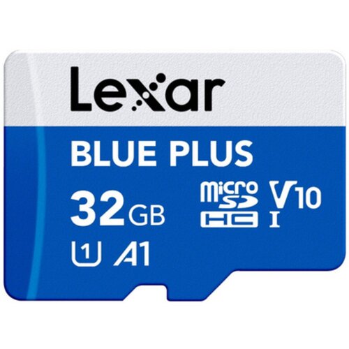 Lexar spominska kartica microSDHC blue plus 32GB, 100mb/s, U1, V10, A1 Cene
