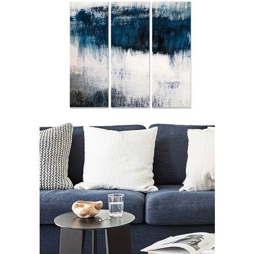 Wallity MDF1129129793 Multicolor Decorative MDF Painting (3 Pieces) Cene