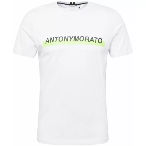 Antony Morato Majica jabuka / crna / bijela