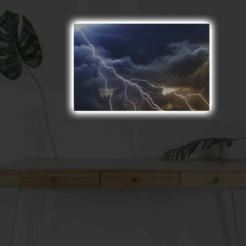 Wallity Dekorativna LED slika 4570DHDACT-026, 45x70cm Cene