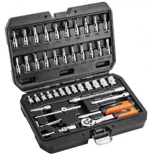 Neo Set nasadnih ključeva s račnom 1/4" 46 kom 08-660 Cene
