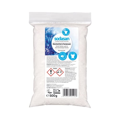 Sodasan sol za uklanjanje mrlja i izbljeljivač - 500 g Slike