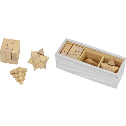  Igra edukativna BRAIN 3D set drvenih puzzli u drvenoj kutiji 20,7x7,7x6,9cm Cene