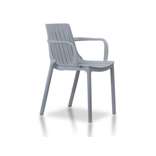 Plastična stolica LINE - R siva Slike