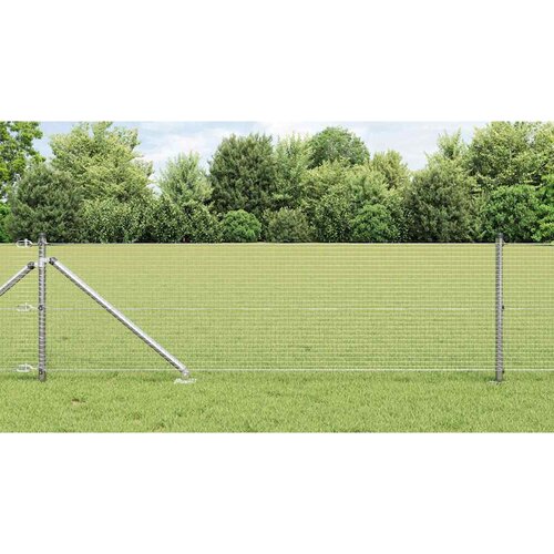 VidaXL varjena žična ograja s 13 konicami 0,4x25 m pocinkano jeklo Slike