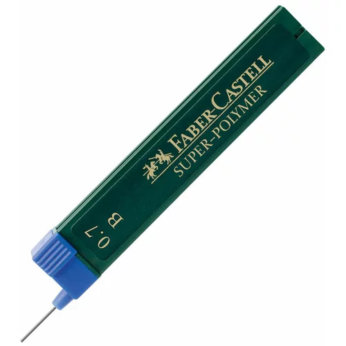 Faber-castell Mine za tehnični svinčnik Faber-Castell, B, 0.7 mm, 12 kosov