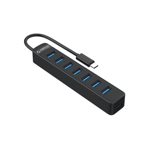 Orico USB-C hub s 7 vhodi, USB 3.0, 0,15m, črn, TWC3-7A Cene