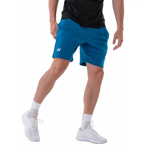 NEBBIA Relaxed-fit Shorts with Side Pockets Blue XL