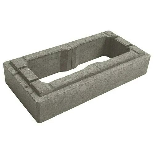 Element betonski element za ogradu c-line (sive boje, 50 x 25 x 10 cm, beton)