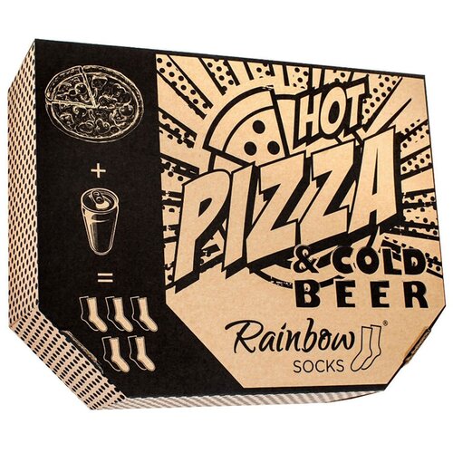 Kesi Rainbow Socks Pizza & Beer Set 5 pairs Cene