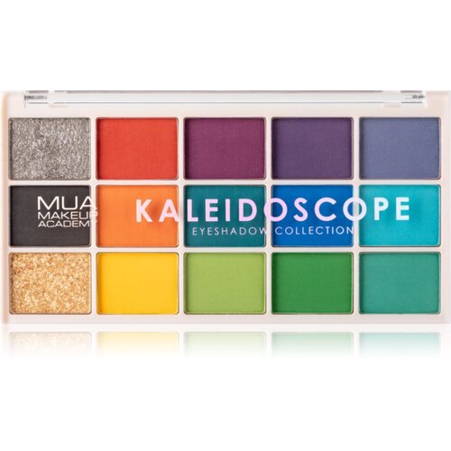 MUA Makeup Academy Eyeshadow Collection 15 Shade Palette paleta sjenila za oči nijansa Kaleidoscope 12 g Cijene