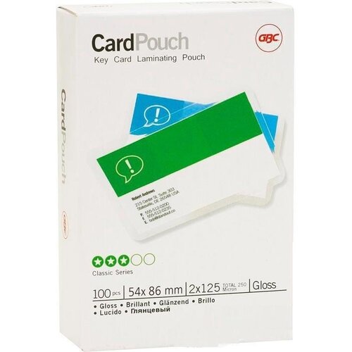  Žepki za plastificiranje 54x86 125mic 1/100 gbc 3740300 GBC-POTROŠNI Cene