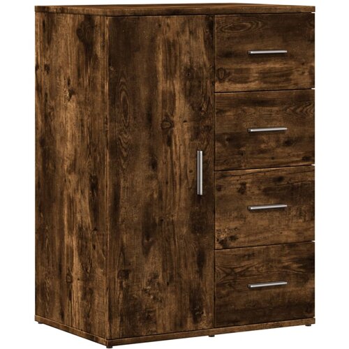 Maison Chic Komoda - Predalnik dimljeni hrast 59x39x80 cm inženirski les, (21718365) Cene
