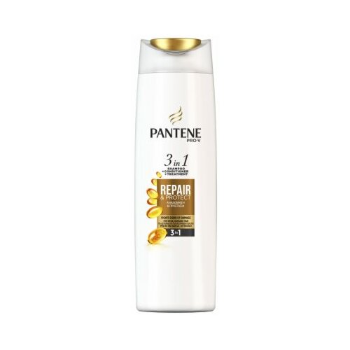 Pantene pro-v 3in1 repair & protect šampon 360ml pvc Slike