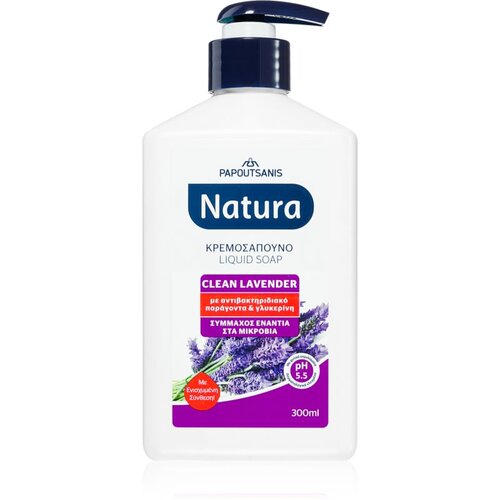 PAPOUTSANIS Natura Clean Lavender tekoče milo 300 ml Slike