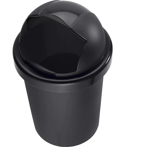 rothopro Koš za smeti Roll Bob, prostornina 30 l, od 2 kosov, črne barve, s pokrovom Cene