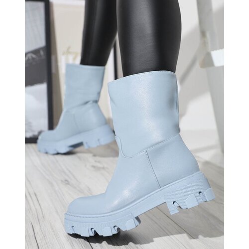 Resti Blue women's slip-on boots with Mekira insulation - Footwear Cene