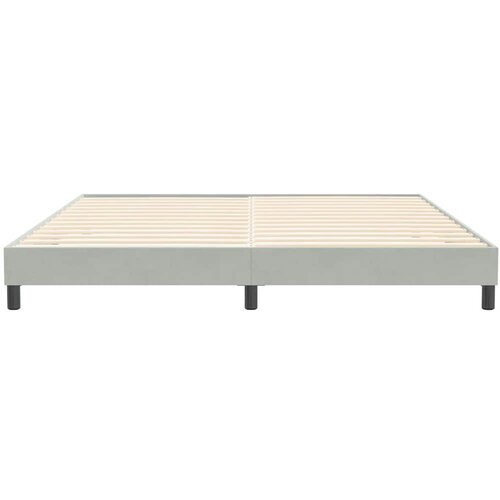 Box Spring krevet bez madracem svijetlo sivi 200x210 cm bar&amp;scaron;un Slike