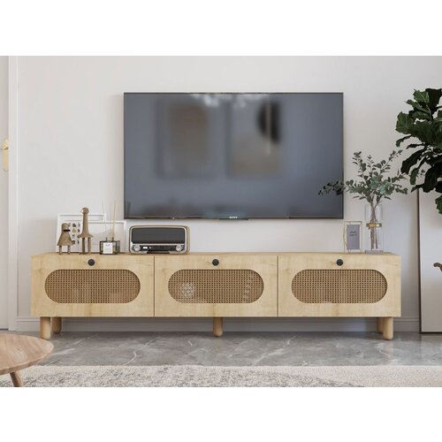 Hanah home TV Komoda Elena, 180x42,6x31,4 cm, Hrast Slike