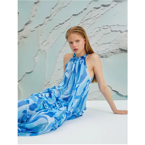 Koton Dress - Blue - Wrapover