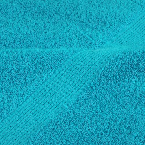  Ručnici SOLUND 10 kom tirkizni 100 x 200 cm 600 gsm Slike