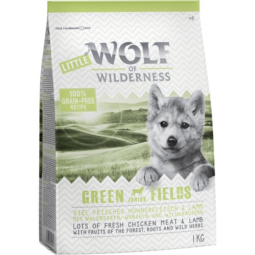 Wolf of Wilderness Mije&amp;scaron;ano probno pakiranje: Little Junior (2 x 1 kg) - Mix, 2 vrste: janjetina i pačetina Slike