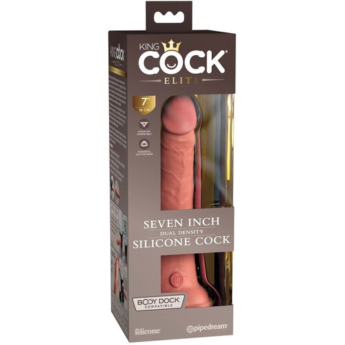 Pipedream King Cock 7" Dual density Dildo, 17.8 cm Cene