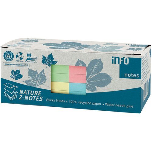  samoljepljiv &amp;quot;Z&amp;quot; 75x75mm 12x100L Nature Global Notes 5644-88box sortirano Slike