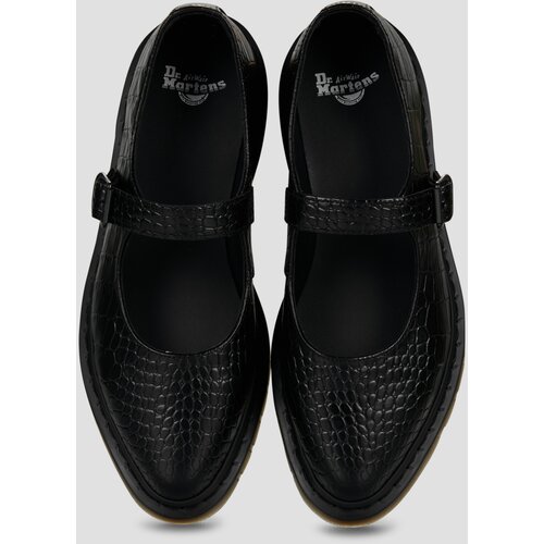 Dr. Martens Elphie MJ Mary Jane Shoe Black New Vibrance Croco Crna Cijene