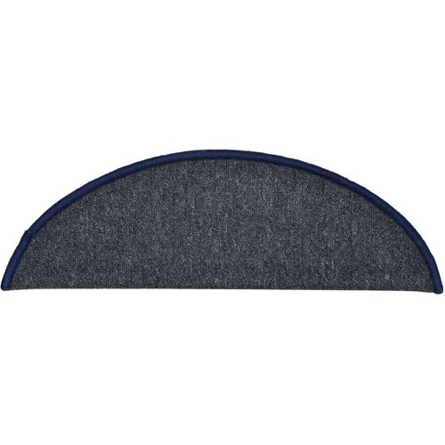 VidaXL tepisi za stepenice 15 kom tamnosivi i plavi 56 x 17 x 3 cm Slike
