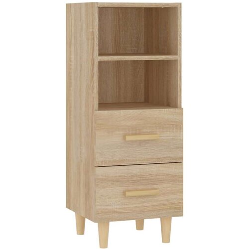  Komoda boja hrasta sonome 34 5x34x90 cm od konstruiranog drva Slike