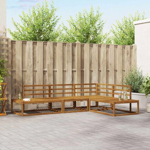  Set vanjskih sofa 4 Komad Prirodna Čvrsto drvo akacije Cijene