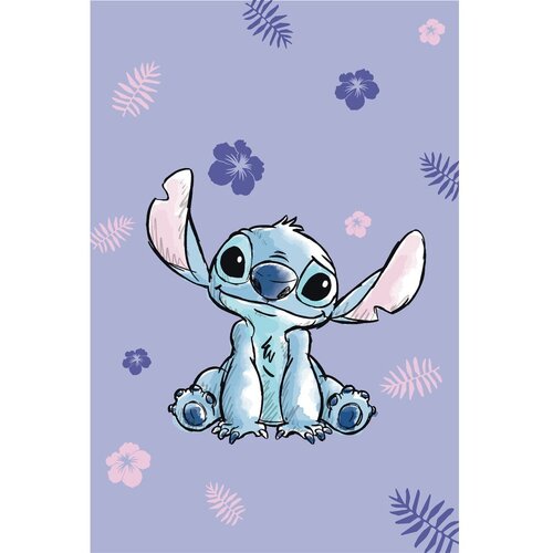 Jerry Fabrics Vijolična otroška odeja iz mikroflanele 100x150 cm Lilo and Stitch – Cene
