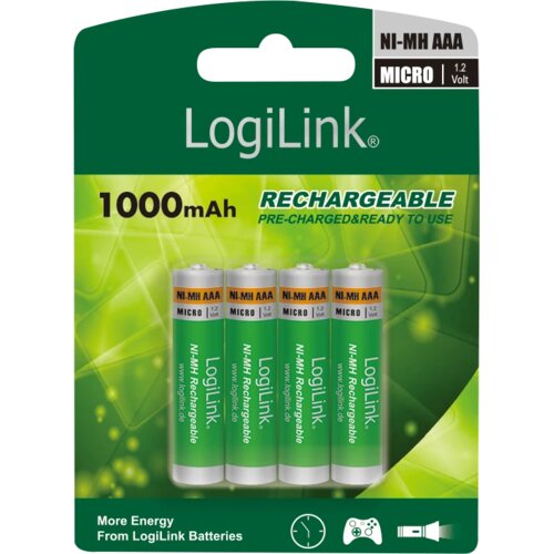 Logilink Punjiva baterija AAA 1000mAh SET 4/1 Cene