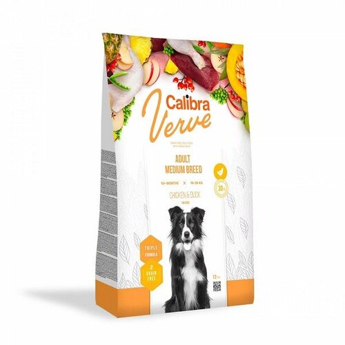 CALIBRA Dog Verve GF Adult Medium Piletina & Pačetina, hrana za pse 2kg Slike