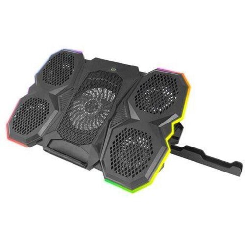 Esperanza podstavek za prenosnik Breva 17, RGB, 2x USB, 5x ventilator, CC-FAN103 Slike
