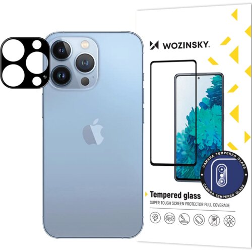 Wozinsky kaljeno staklo za kameru 9H za Apple iPhone 16 Pro - Crna Cene