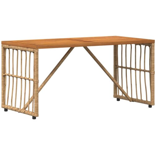  stol Prirodna 80 x 40 x 40 cm Čelik i Poli Ratan Slike