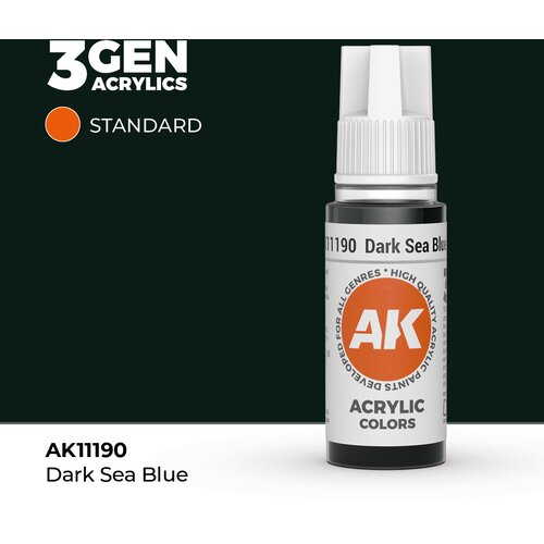AK Interactive Dark Sea Blue 17ml - 3rd Gen Akrilna Boja AK11190 Slike