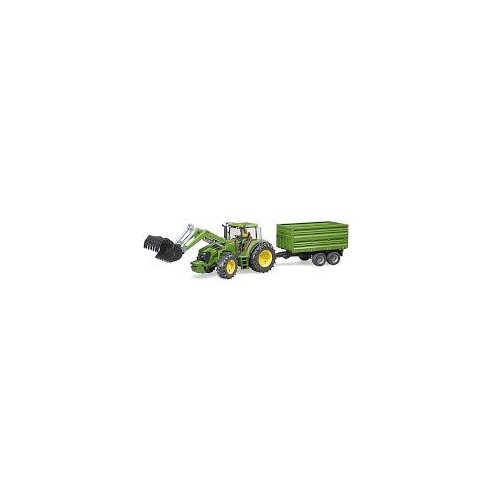 Bruder traktor john deere sa ka&amp;scaron;ikom i prikolicom 030551 Slike