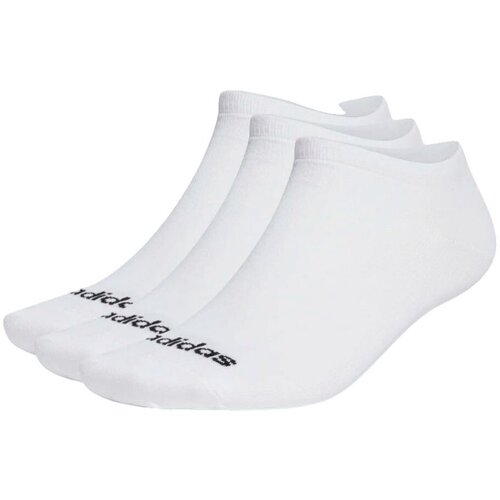 Adidas Nogavice Chaussettes thin linear low-cut blanc/noir Črna Slike