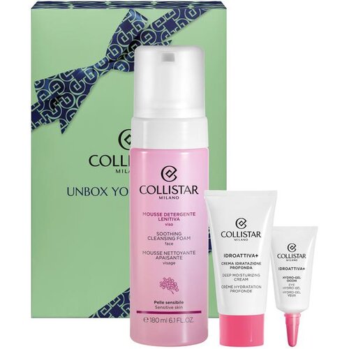 Collistar ženski Kozmetički Set Pena Za čišćenje Lica 180ml Krema Za