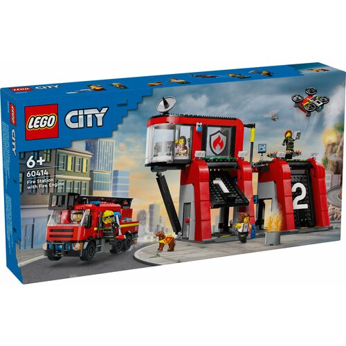 Lego city 60414 vatrogasna stanica s vatrogasnim vozilom Cene