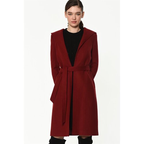 Dewberry Z6630 LADIES' COAT-BURGUNDY Cijene