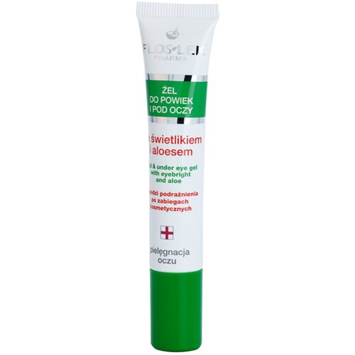 FlosLek Pharma Eye Care gel za područje oko očiju s očanicom i aloe verom 15 ml Cene