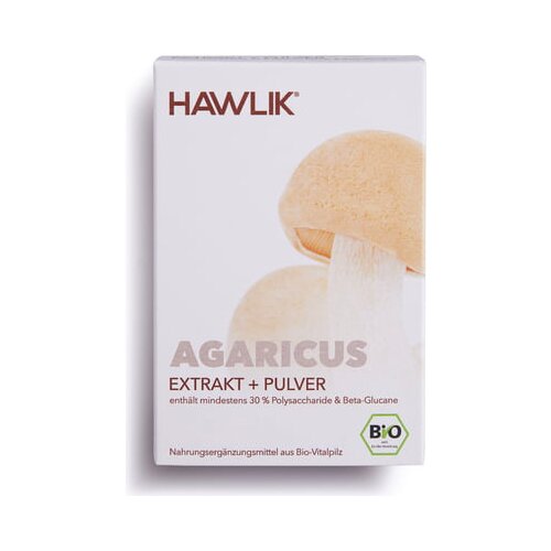 Hawlik agaricus ekstrakt + Agaricus v prahu - organske kapsule - 60 kaps. Cene