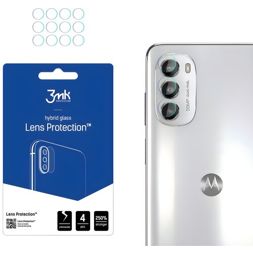 3mk 4x Staklo za kameru za Motorola Moto G82 - Prozirna Cene