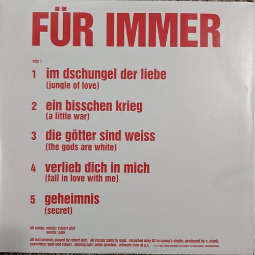  Daf - Fuer Immer Cene