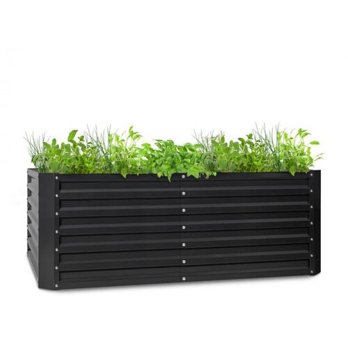 Blumfeldt High Grow Straight povišena žardinjera, Antracit Cijene