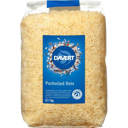 Davert Bio parboiled dugozrnata riža - 1.000 g Cijene